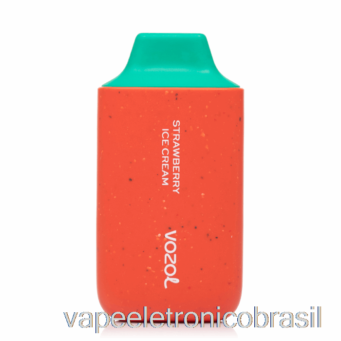 Vape Vaporesso Vozol Star 6000 Sorvete De Morango Descartável